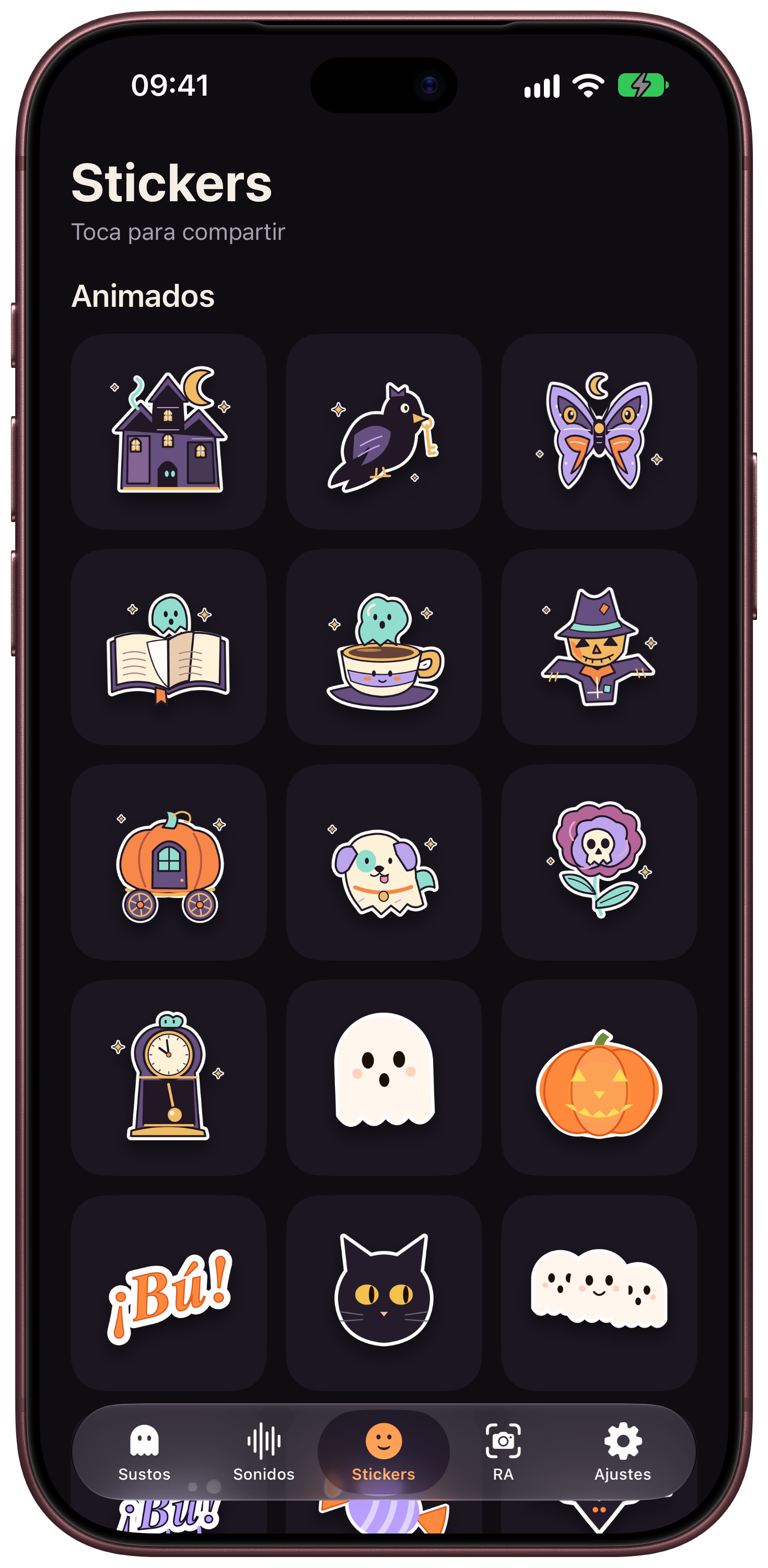 Scarebulum · Stickers · iPhone