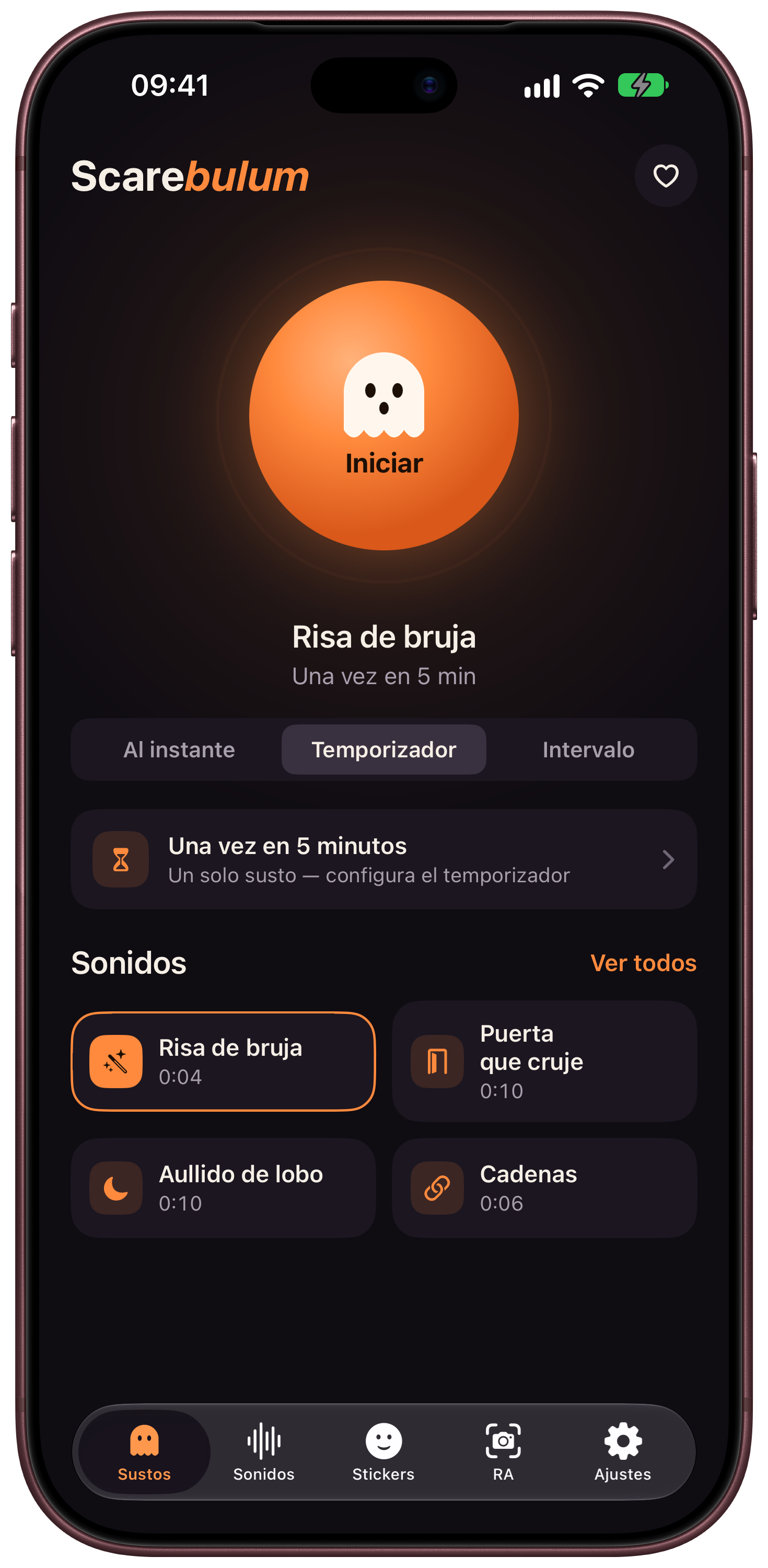 Scarebulum · Sonidos y tiempo · iPhone