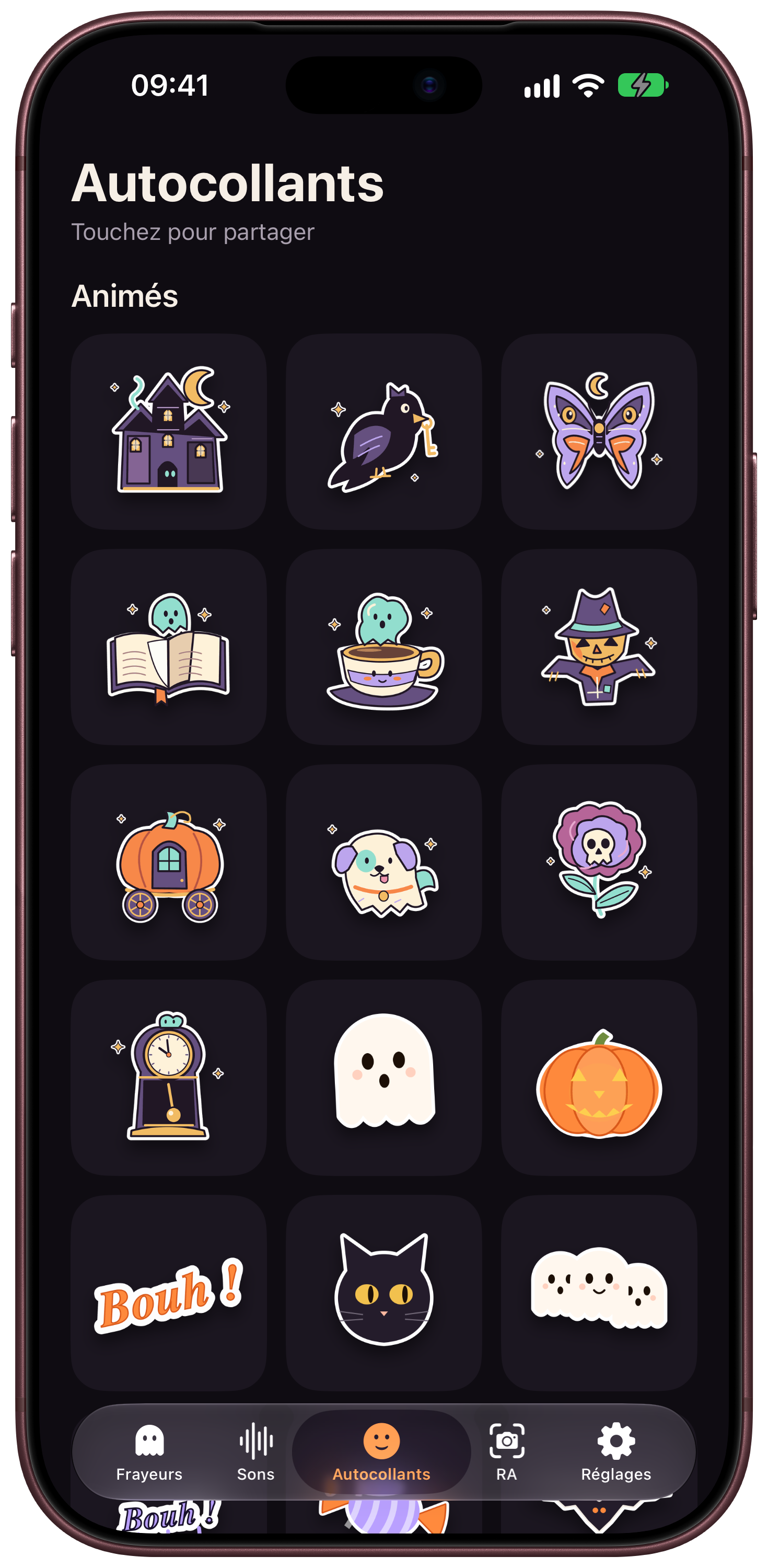 Scarebulum · Autocollants · iPhone