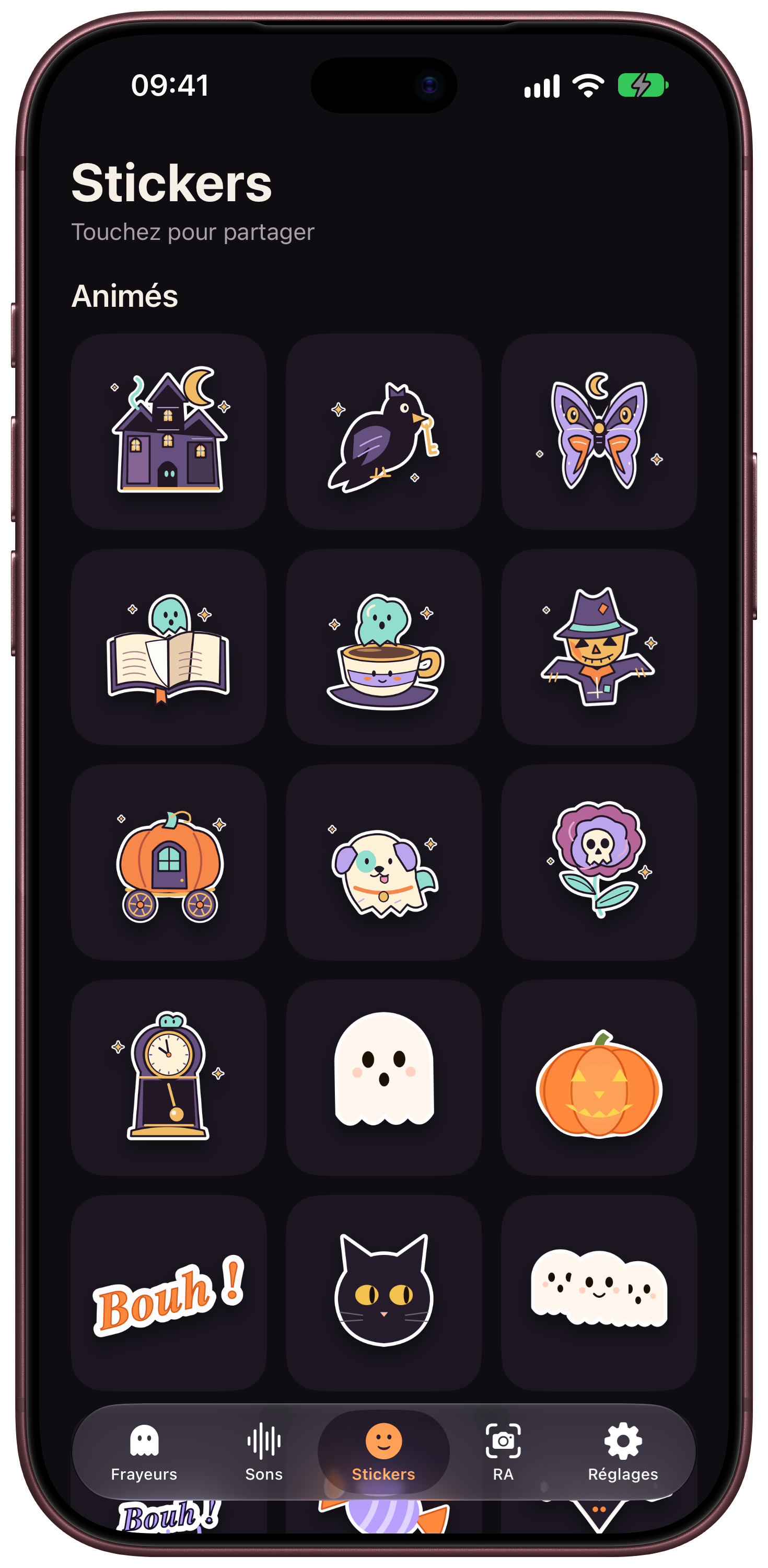 Scarebulum · Stickers · iPhone